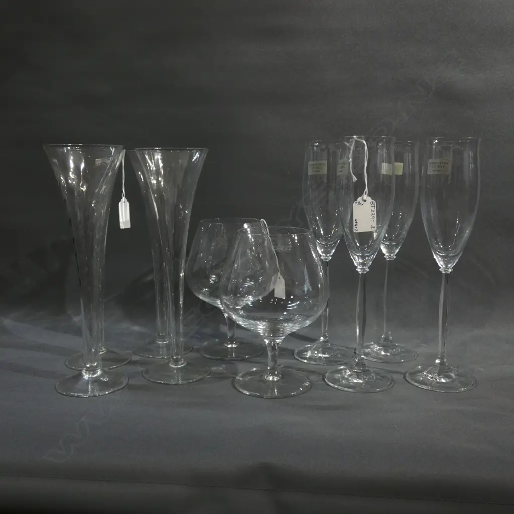 10 ASST CRYSTAL GLASSES  2 SETS IN ORIGINAL BOXES... Image 1++