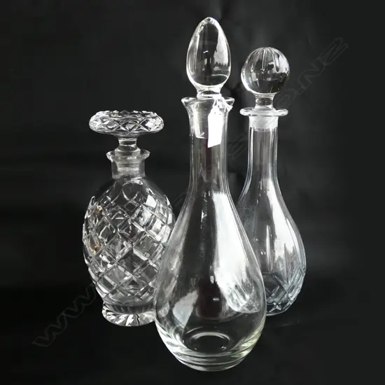 3 DECANTERS H.350mm
