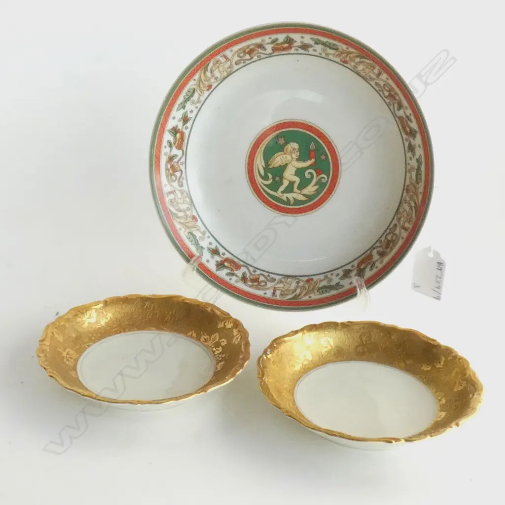 3 GERMAN BOWLS 190mm dia Image 1++
