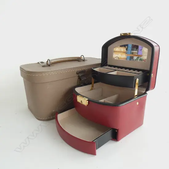 TWO JEWELLERY BOXES