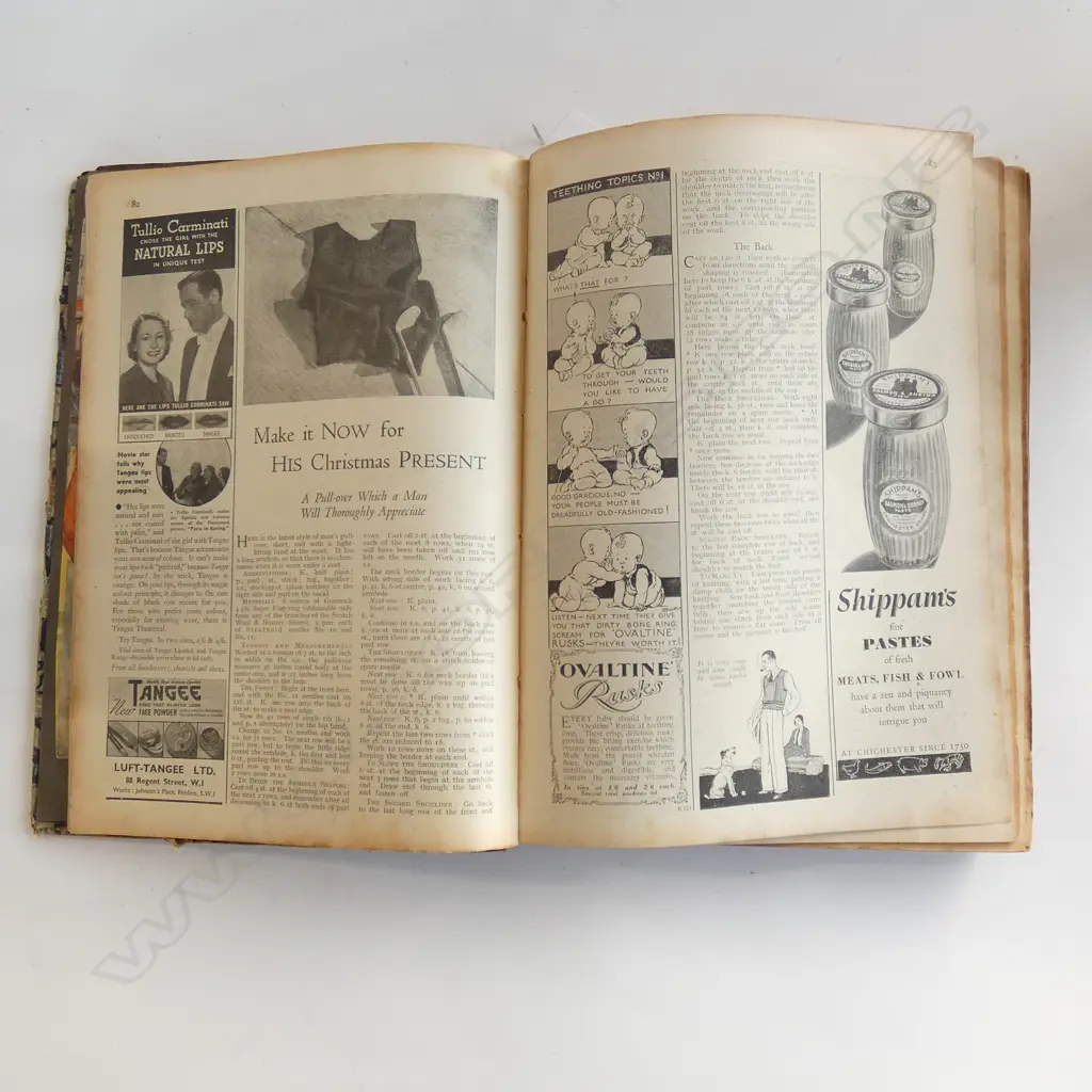 BOUND VOLUMES 'WOMAN AND HOME' 1935-1936 Image 1++