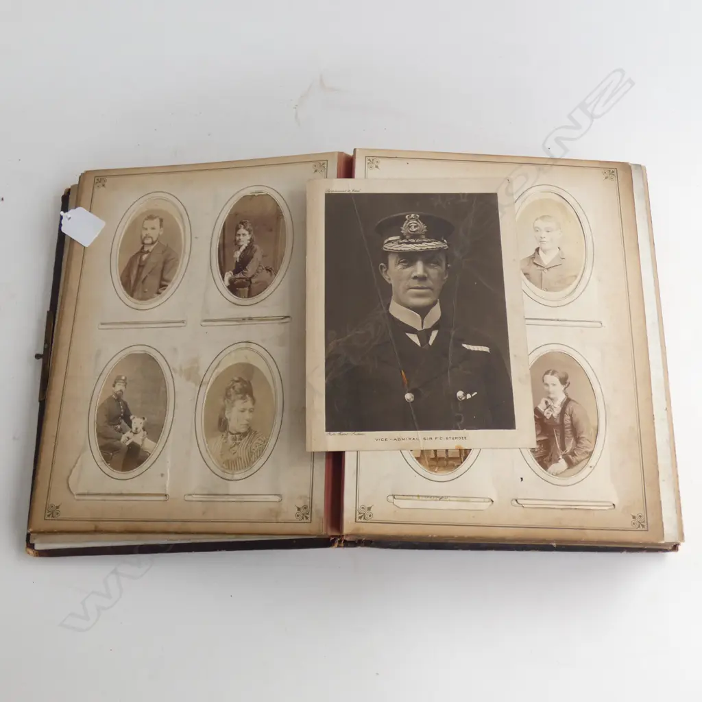 LATE 19thC PHOTO ALBUM + SEVERAL LOOSE PHOTOS Image 1++
