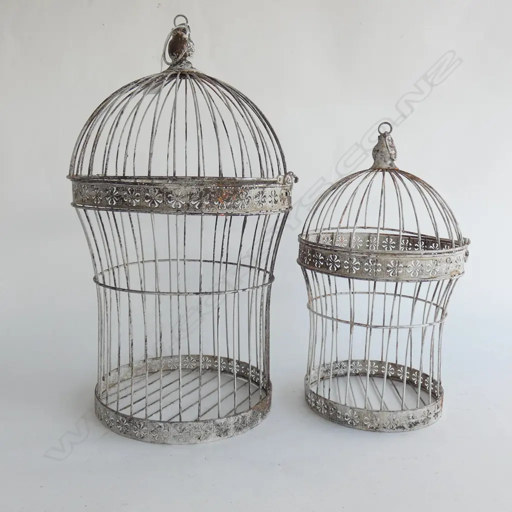 2 DECORATIVE BIRD CAGES H460MM Image 1++