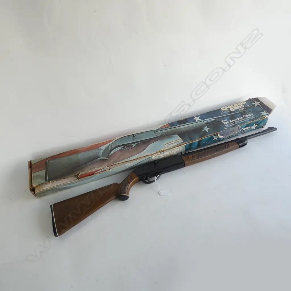 CROSSMAN .177CAL AIR RIFLE. MODEL 766 'AMERICAN CLASSIC' BOXED R18 Image 1++