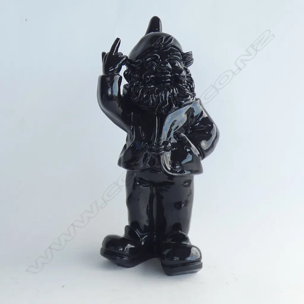 BLACK RESIN GNOME  H300 Image 1++