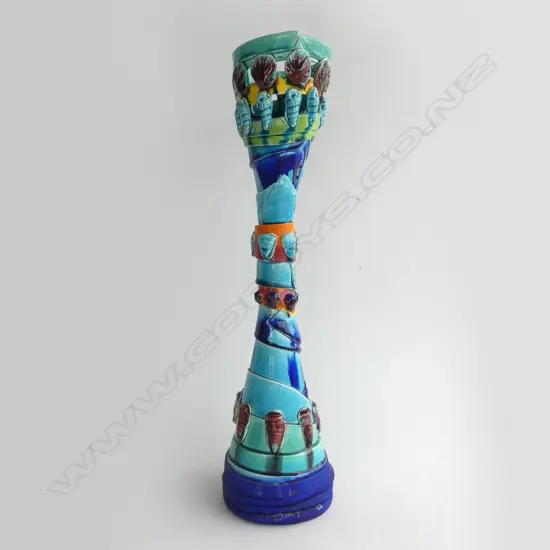 KATIE GOLD STUDIO CERAMICS CANDLE STAND H.590mm