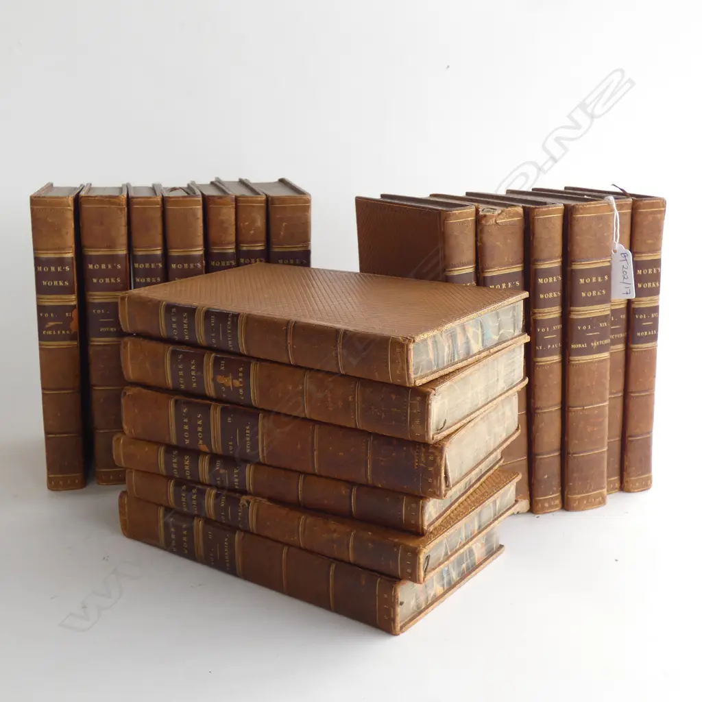 19 VOLS. 'THE WORKS OF HEATHER MORE' LONDON 1818 Image 1++