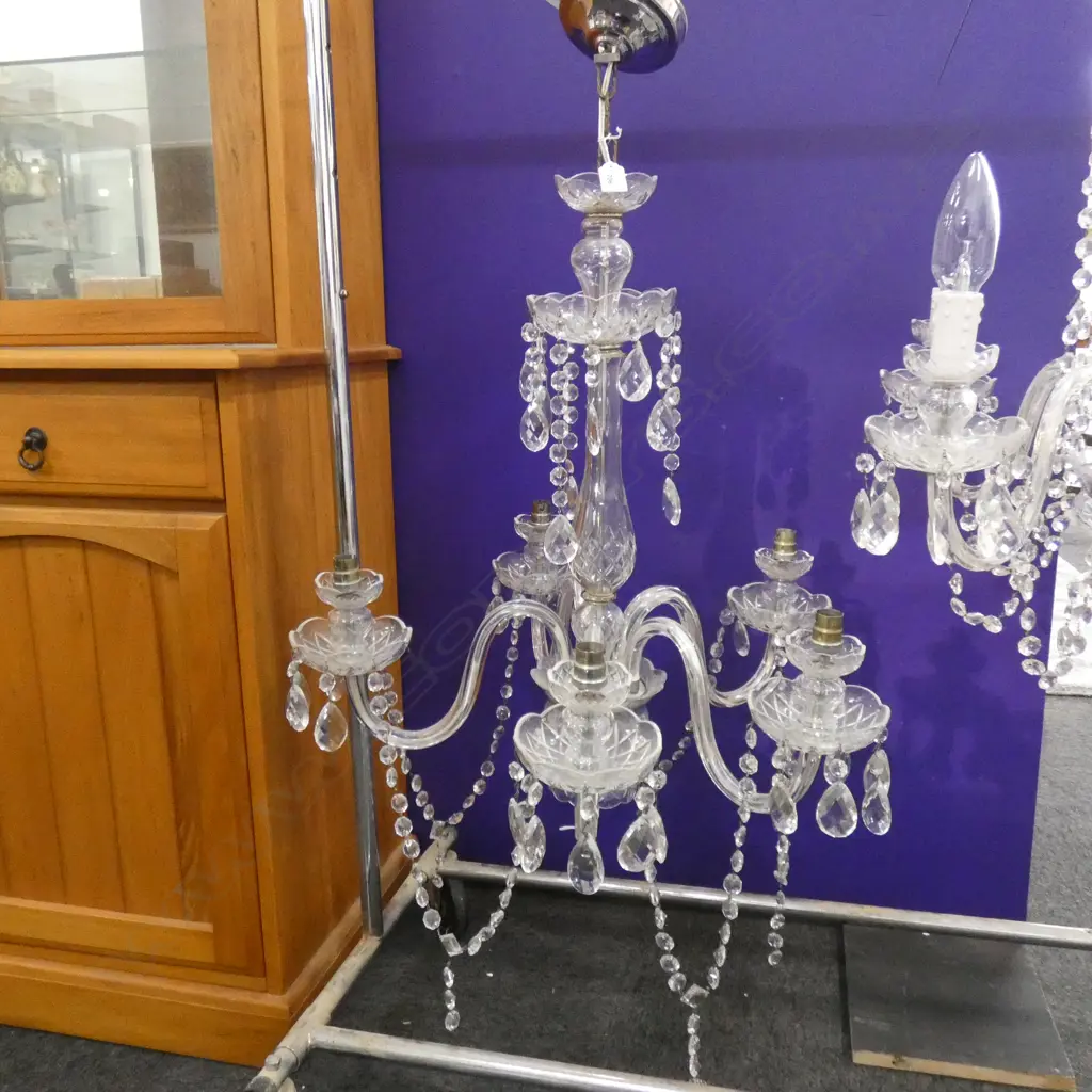 CRYSTAL CHANDELIER 5-arm Image 1++