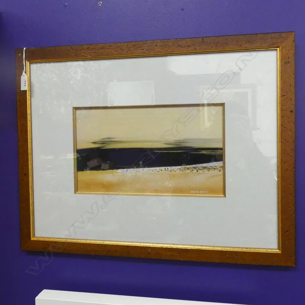 MAURICE BROOKES MIXED MEDIA ABSTRACT 175x300mm  Image 1++