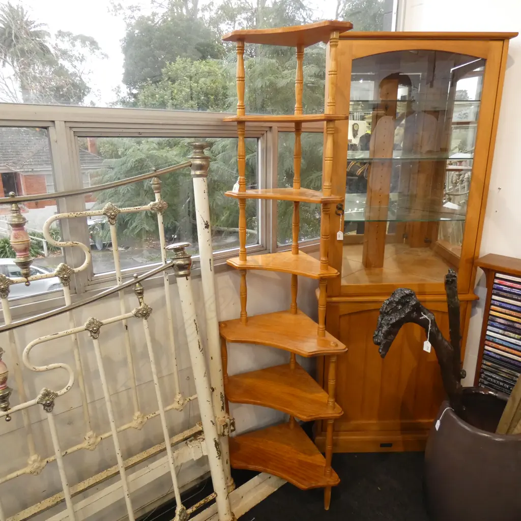 7 TIER PINE WHAT NOT H.1860mm Image 1++