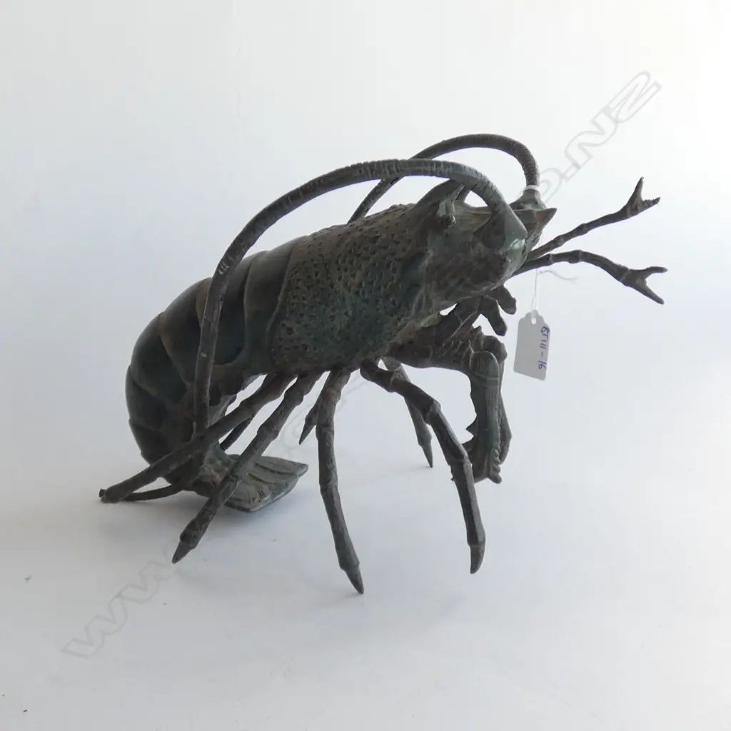 METAL LOBSTER PATINA FINISH L270 Image 1++