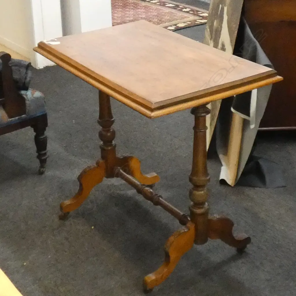 CARVED KAURI OCCAISIONAL TABLE 790x485mm Image 1++