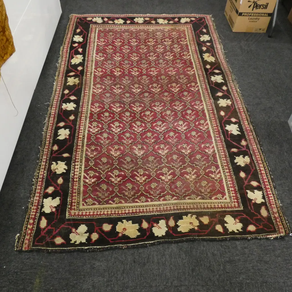 HAND KNOTTED WOOL PILE RUG... Image 1++