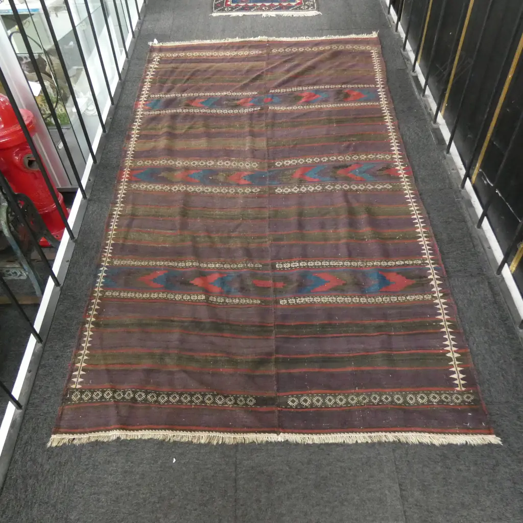 AFGHAN BALUCHI KELIM AFGHA ADRASKAN RUG... Image 1++