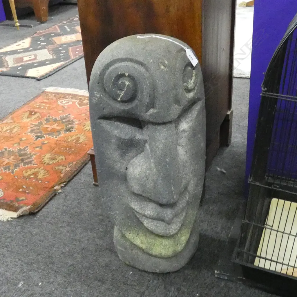 COMPOSITE GARDEN ORNAMENT - EASTER ISLAND STYLE  H 540MM Image 1++
