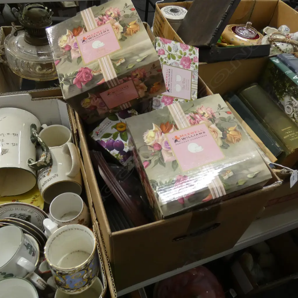 BOX LOT NORITAKE PART DINNER SERVICE ETC Image 1++