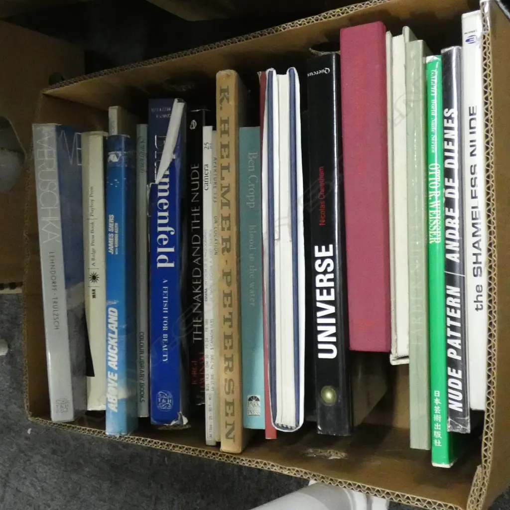 LG BOX PHOTOGRAPHY BOOKS; NUDES ETC Image 1++