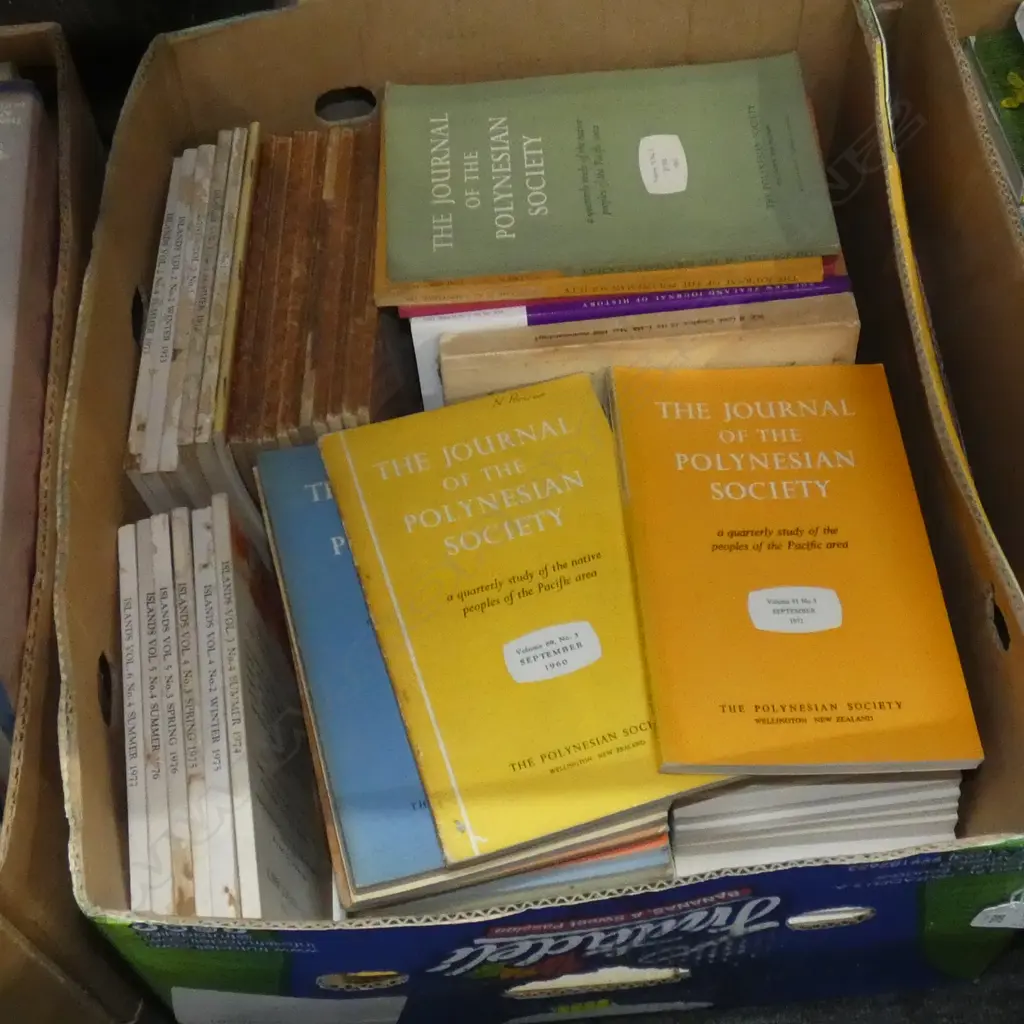 BOX BOOKS; JOURNALS OF POLYNESIAN SOCIETY  Image 1++