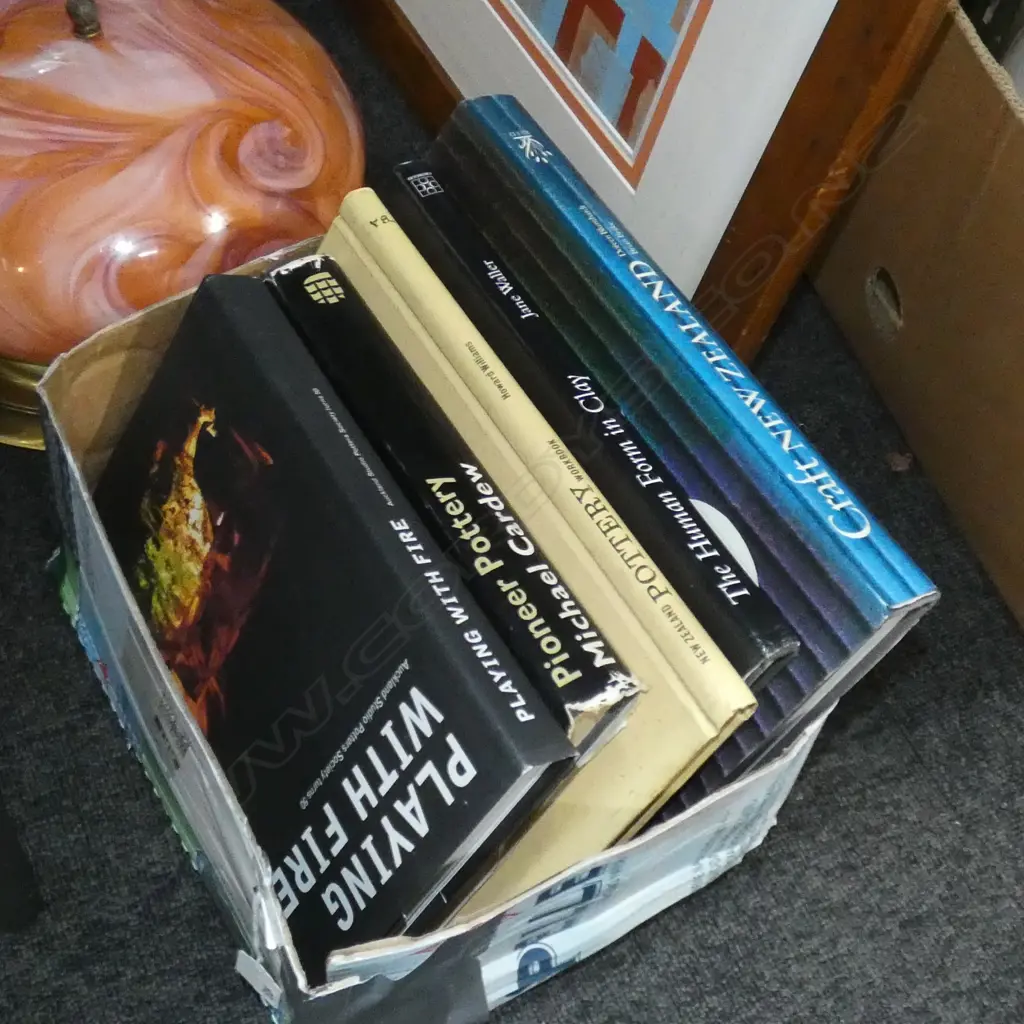 SM BOX BOOKS; POTTERY INCL MICHAEL CARDEW  Image 1++