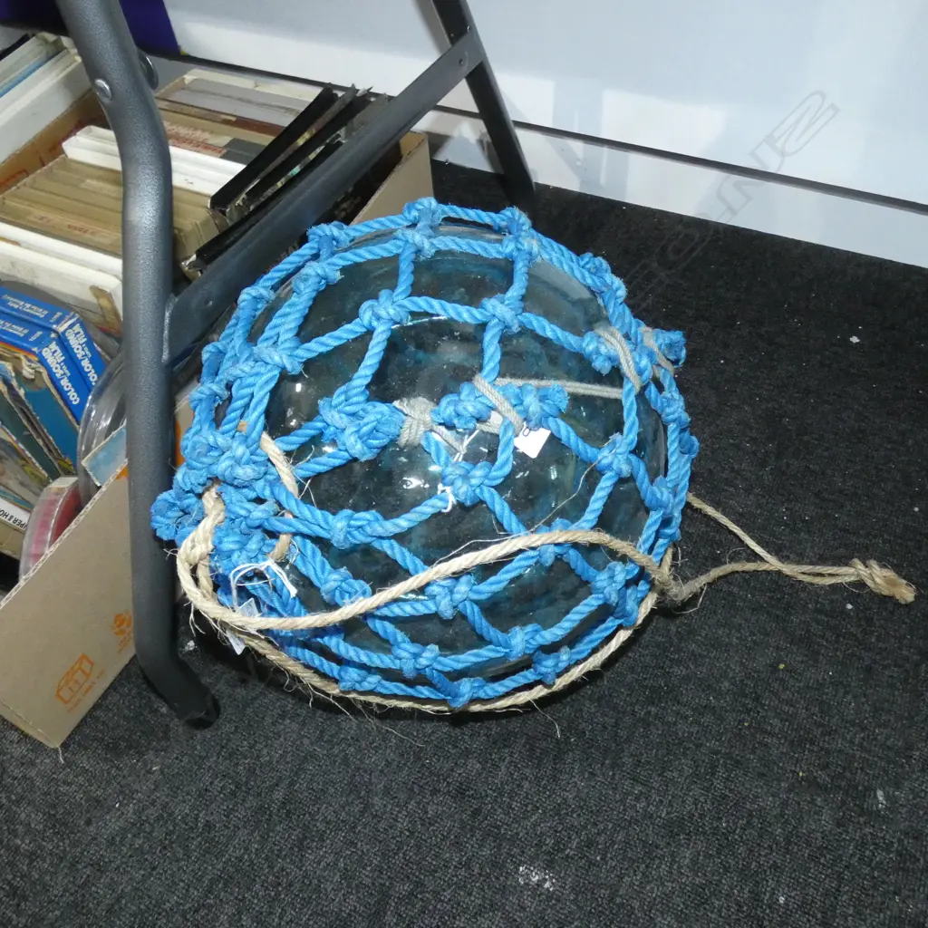 LARGE GLASS FISHING FLOAT 300mm dia Image 1++