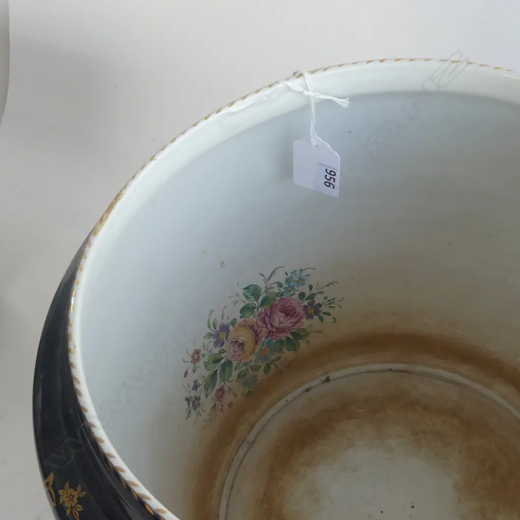 SEVRES STYLE JARDINERE H.225mm 275mm dia Image 1++