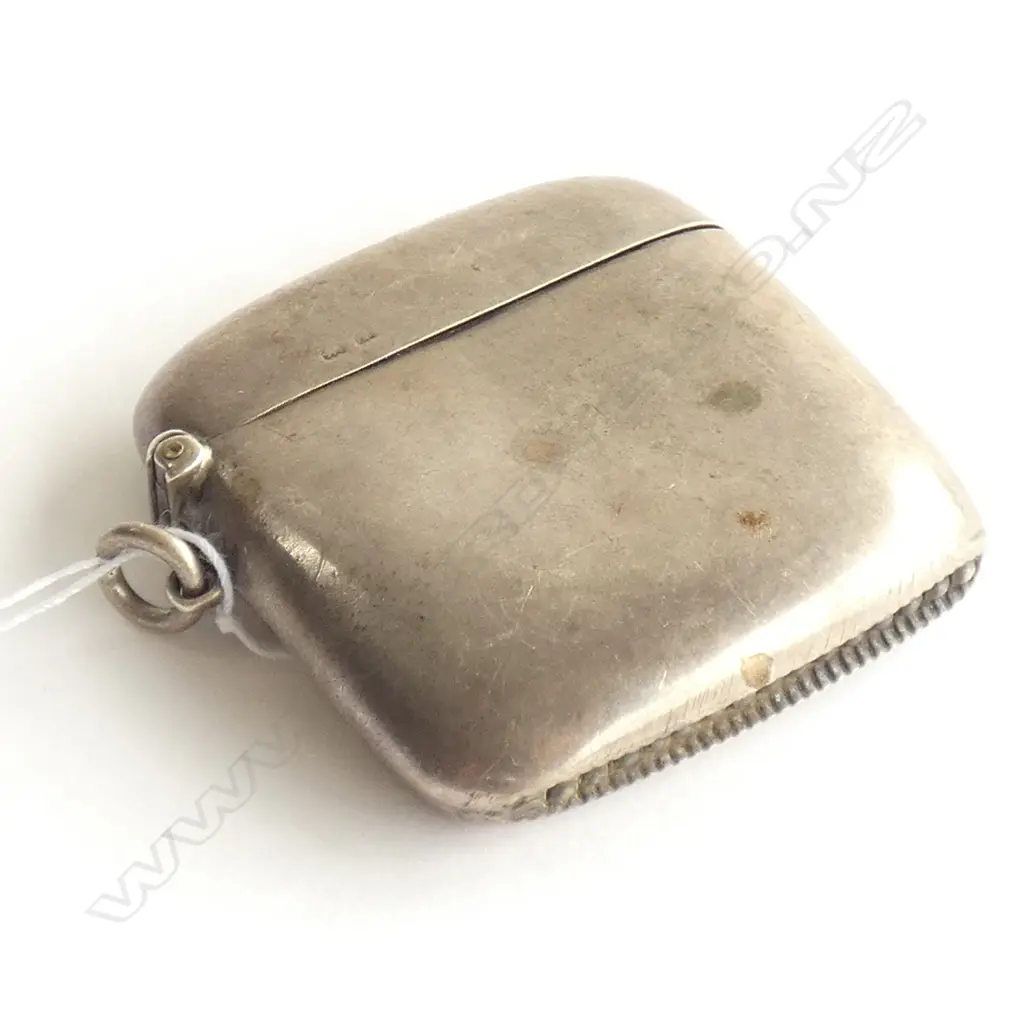 (19544) 1915 BIRMINGHAM SILVER LGE VESTA CASE Image 1++
