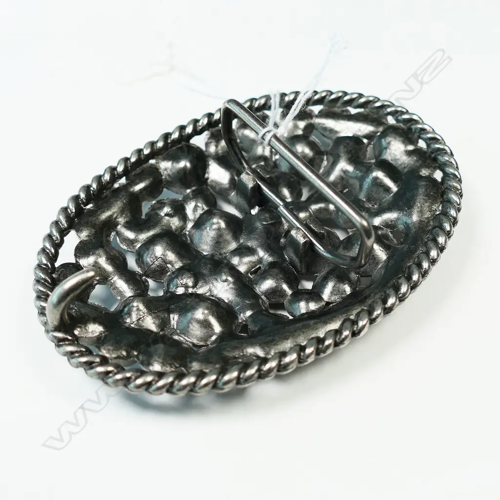 LARGE DIAMANTE BUCKLE, W. 95MM Image 1++