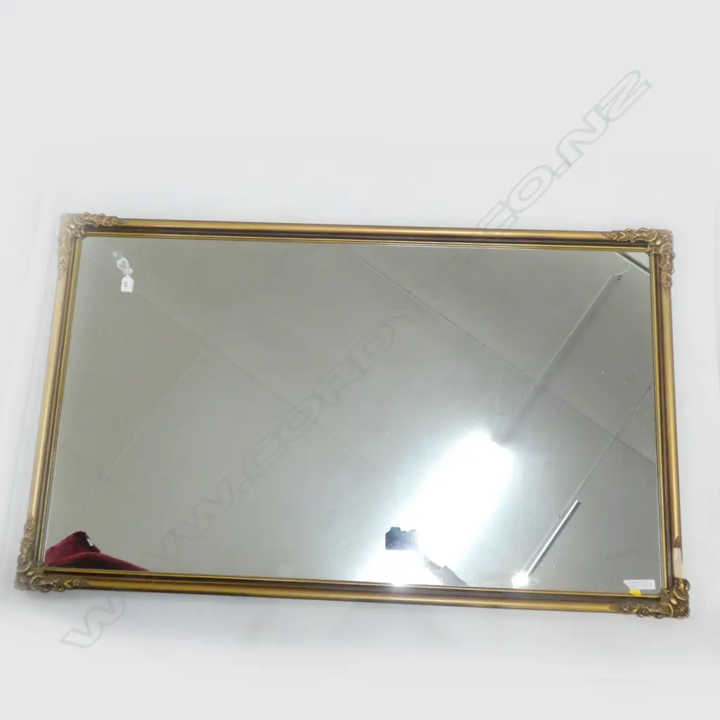 LARGE GILT FRAMED MIRROR ... Image 1++