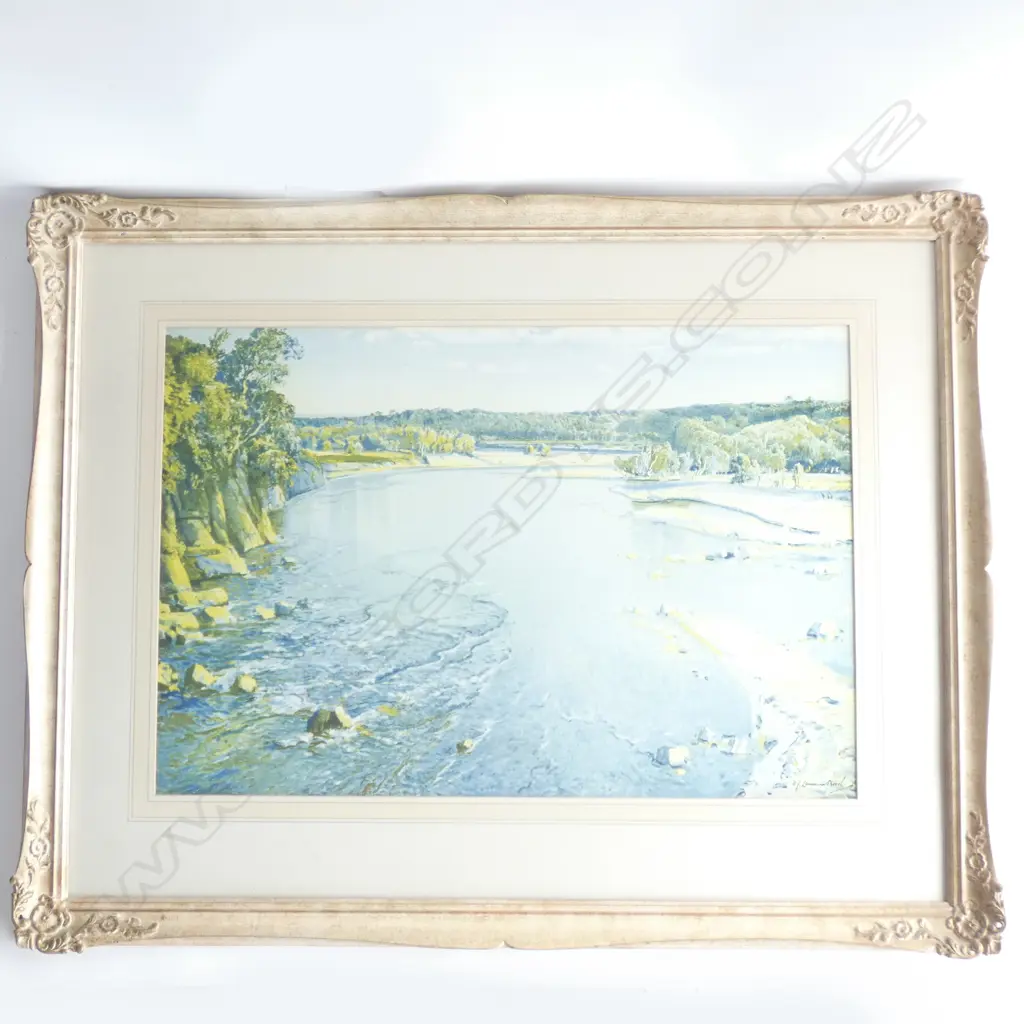 RIVER LANDSCAPE PRINT 420x620mm Image 1++