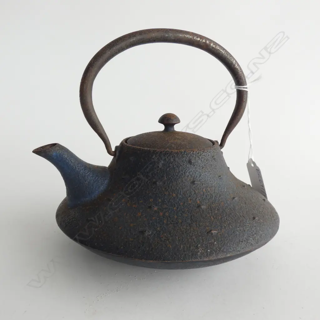 ORIENTAL IRON TEA POT 160mm dia Image 1++