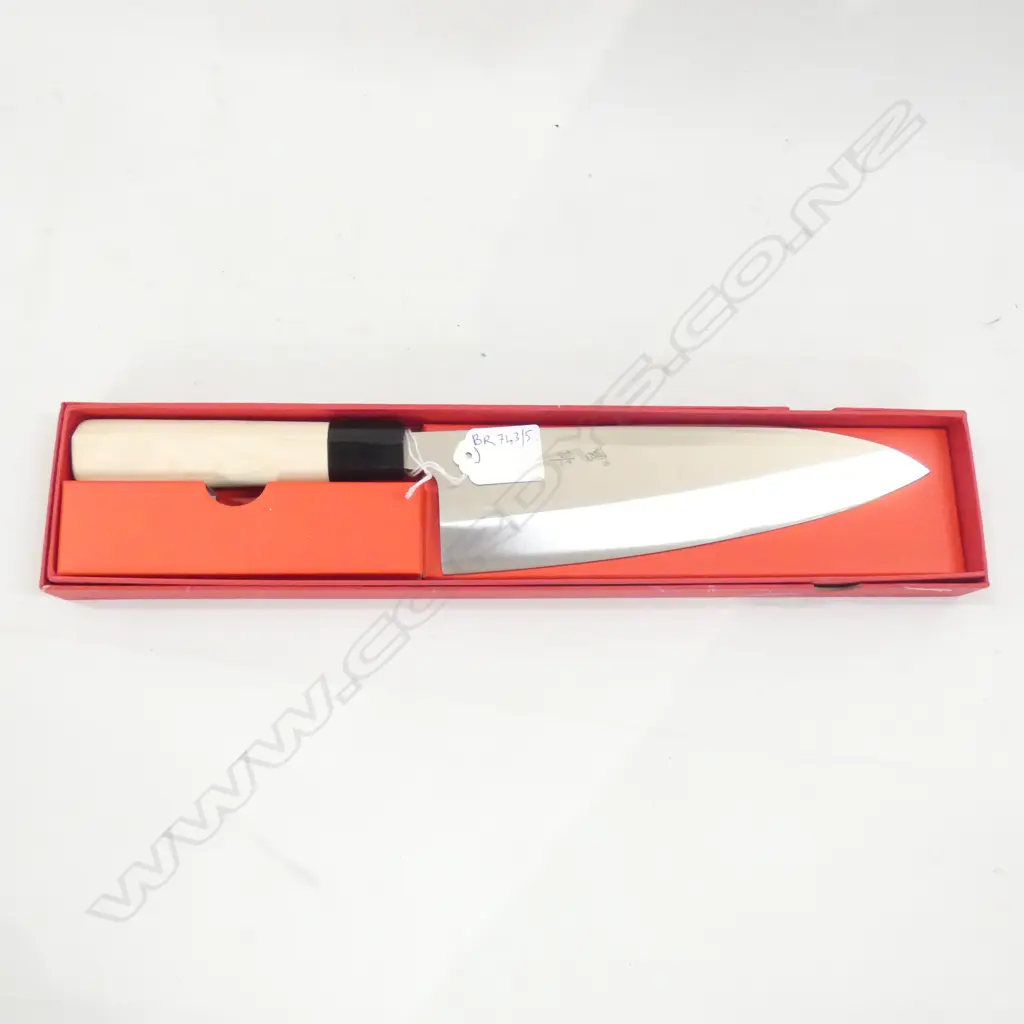JAPANESE KUBA BUTCHERS KNIFE L.355mm CASED Image 1++