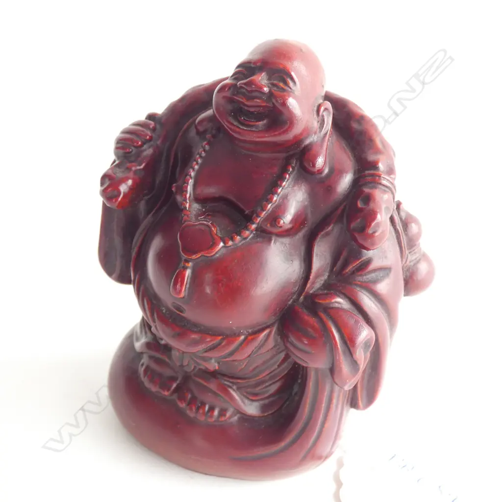 RESIN LAUGHING BUDDHA H.95mm Image 1++