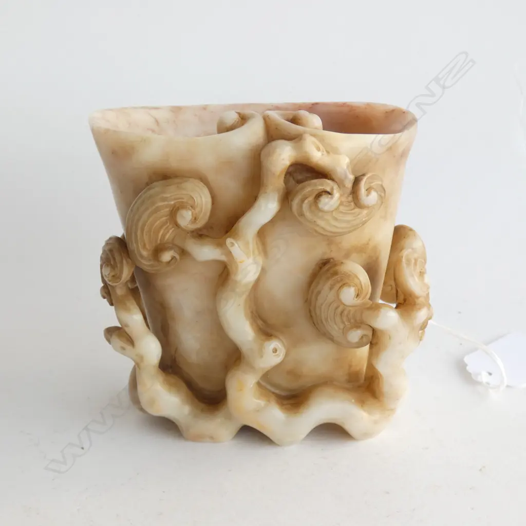 A Chinese stone libation cup, Image 1++