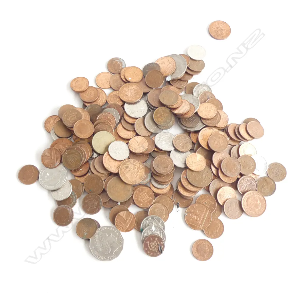 ASST. COINS MOSTLY NZ / AUS / UK Image 1++