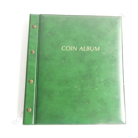 COIN ALBUM BRITISH  COPPER COINS DATING 1864 - 1967