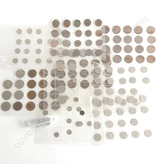 LG LOT NZ PRE DECIMAL COINS -MIXED DENOMINATIONS  + BAG MILLENIUM MEDAL COLLECTION COINS