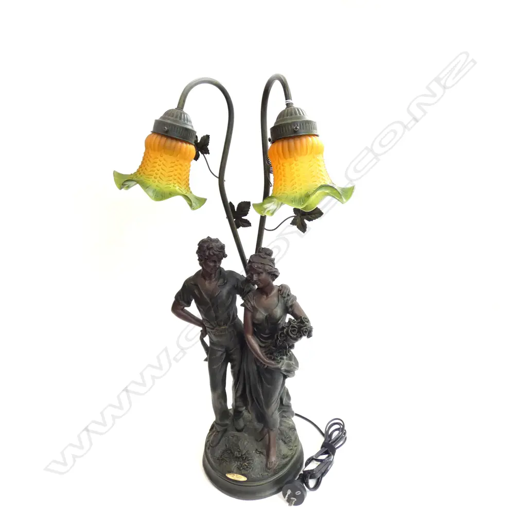 ART NOUVEAU STYLE LAMP H. 640 MM Image 1++