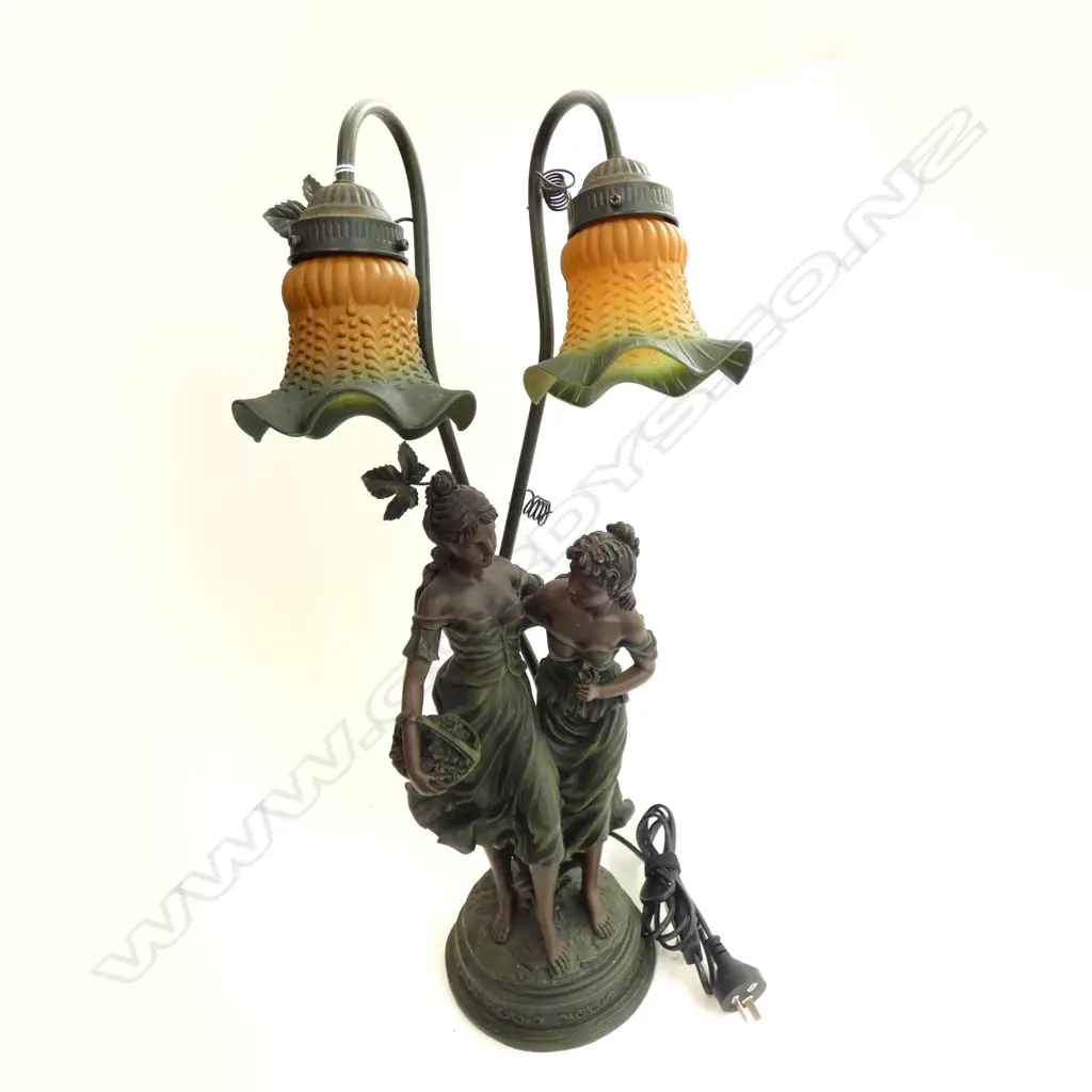 ART NOUVEAU STYLE LAMP H. 640 MM Image 1++