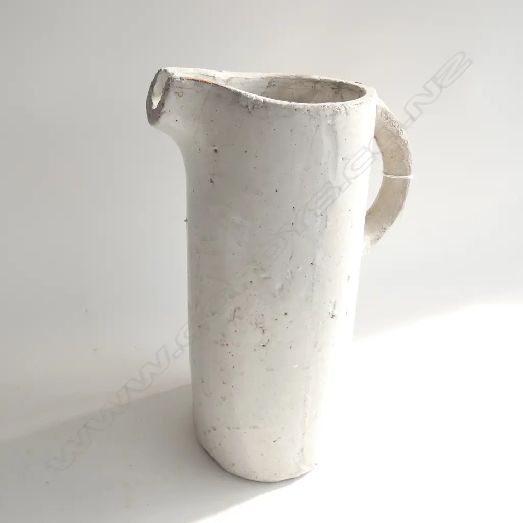 WHITE CERAMIC JUG H.380mm Image 1++