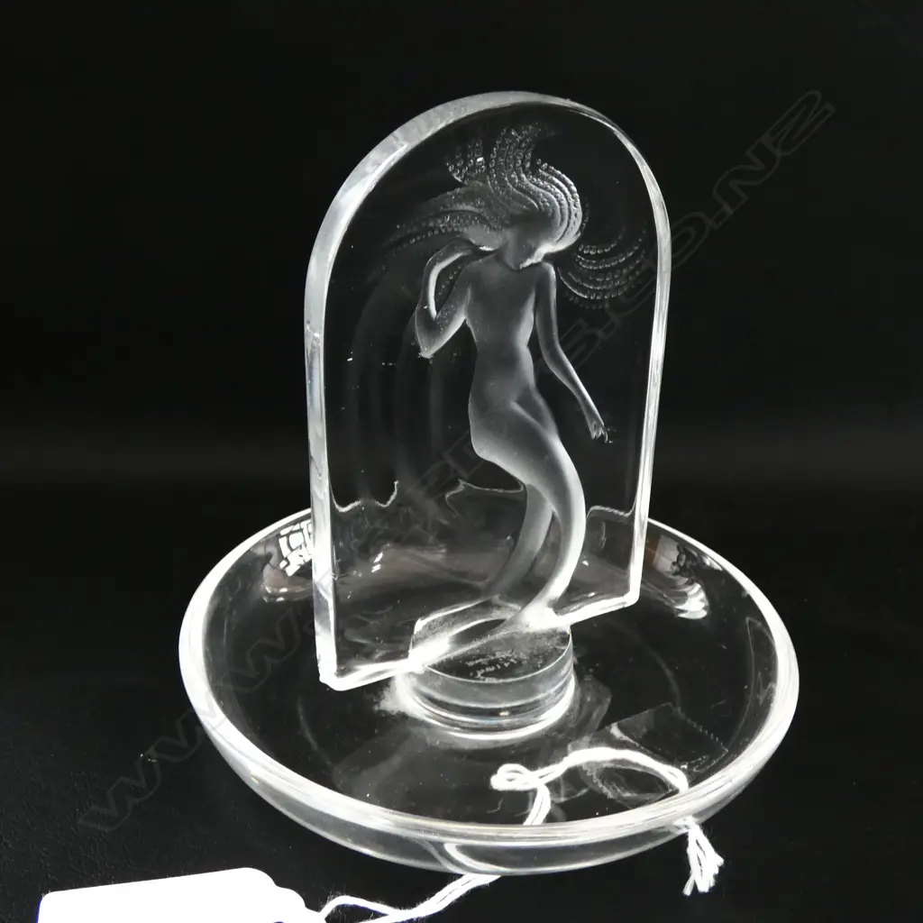 "LALIQUE FRANCE" RING HOLDER  "NAIADE"' Image 1++