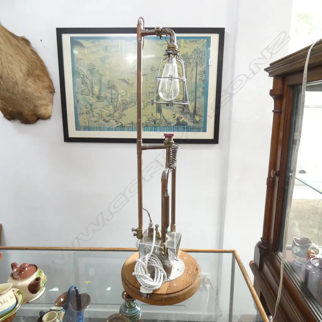 STEAMPUNK TABLE LAMP H 860MM Image 1++