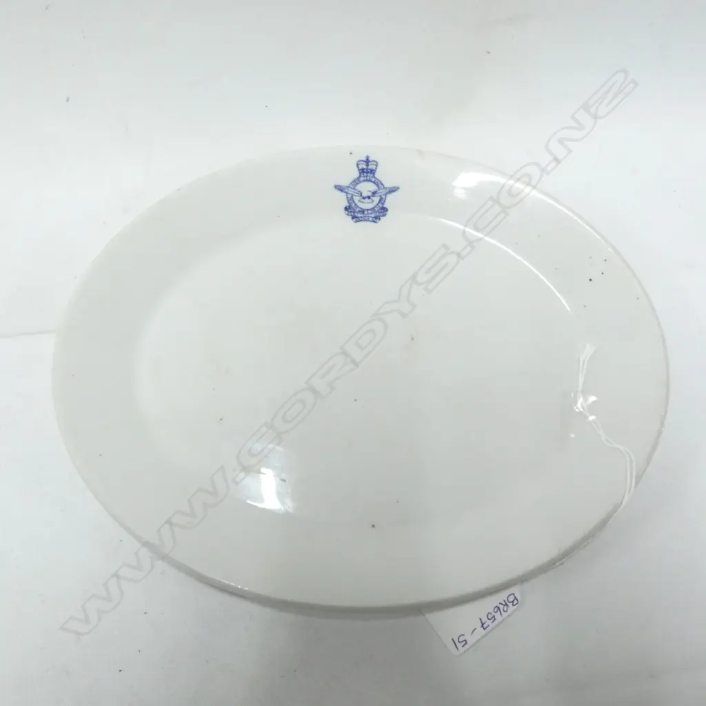 OLD NZ ROYAL AIR FORCE PLATE 220 X 175MM Image 1++