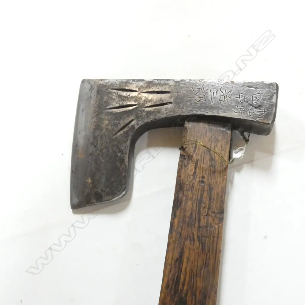 OLD JAPANESE HATCHET AXE L 990MM Image 1++