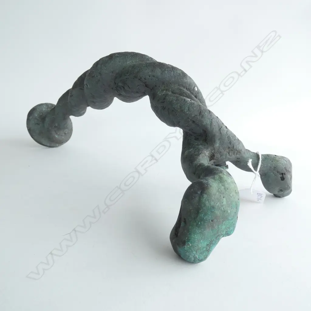 ANTIQUE BRONZE DOUBLE SNAKE FOUNTAIN HEAD Image 1++