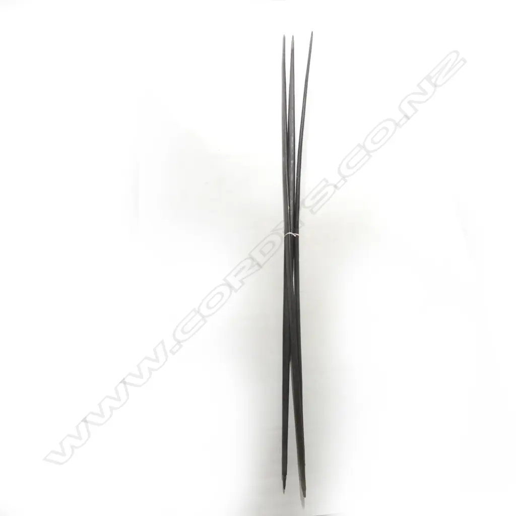 3 LG PNG WOODEN BOWS (NO STRINGS OR ARROWS. L 1820MM Image 1++