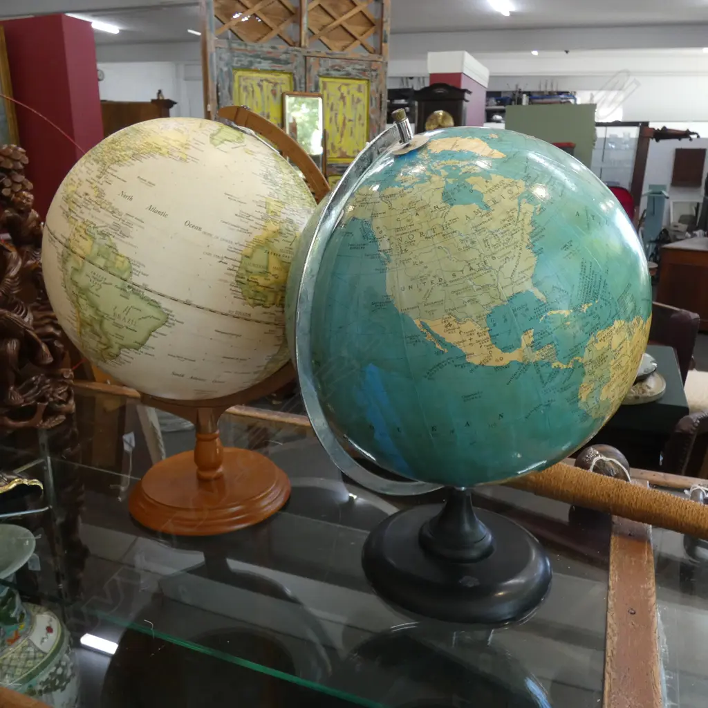 2 VINTAGE GLOBES H.450mm Image 1++