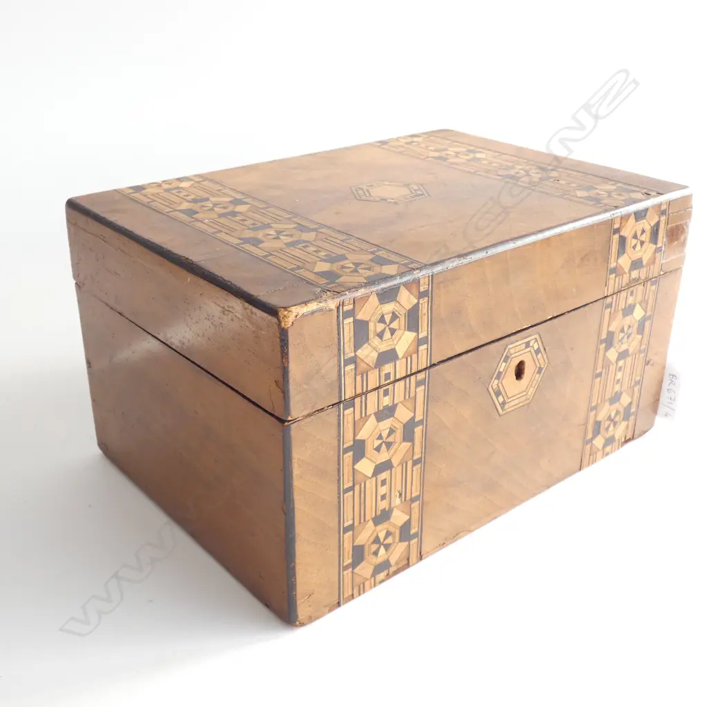 INLAID WOODEN BOX W.250mm Image 1++