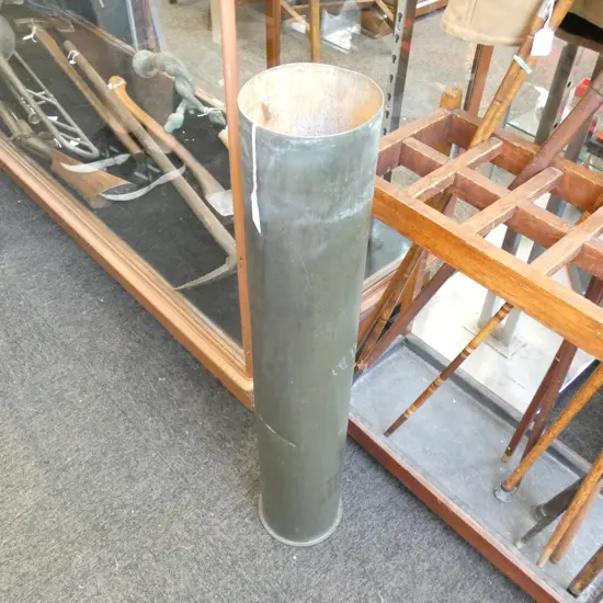 OLD BRASS SHELL CASE DIA 130 H. 130MM 