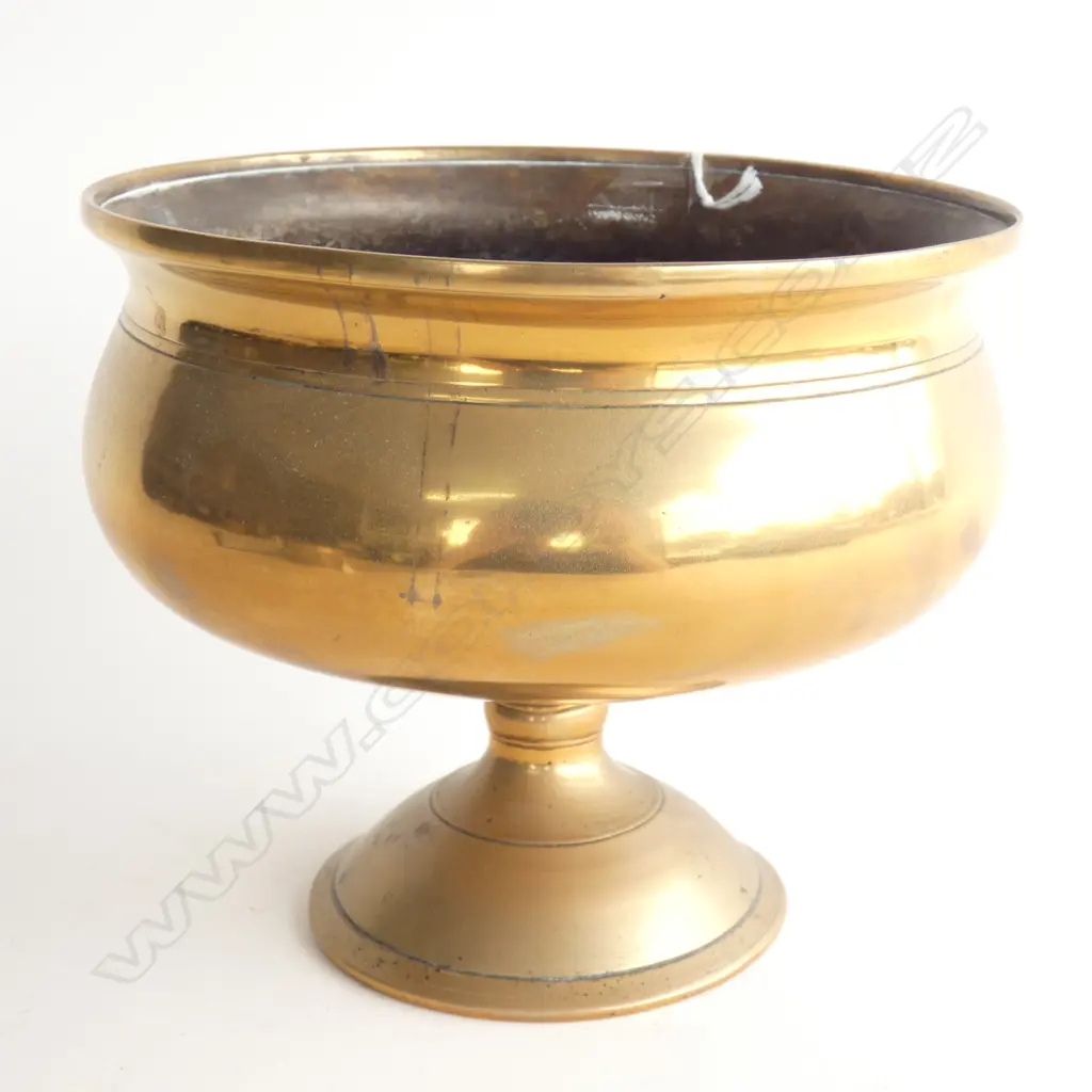HEAVY QUALITY OLD BRASS BOWL 170mm dia Image 1++