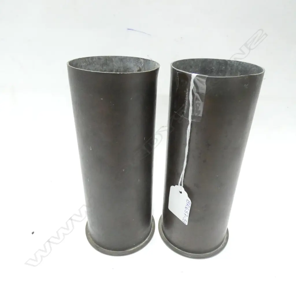 PR OLD BRASS SHELL CASES DIA 65 H 170MM Image 1++